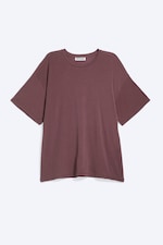 Dark Lilac - Gjennomsiktig avslappet boxy t-skjorte - 3