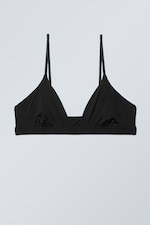 Schwarz - Soul Weicher Triangel-BH - 0