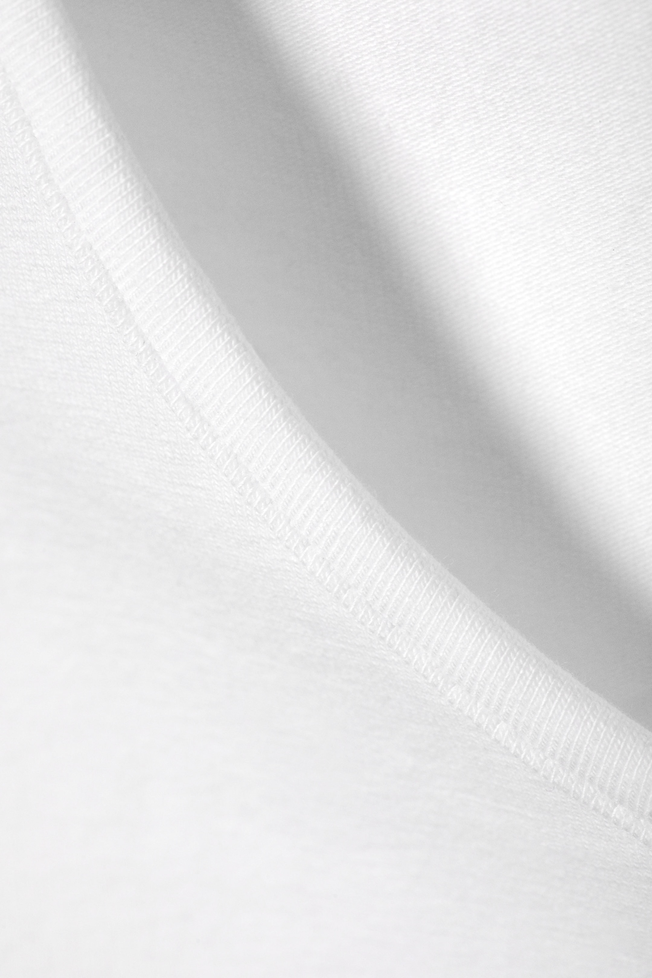 White - Fitted Cotton Tank Top - 1