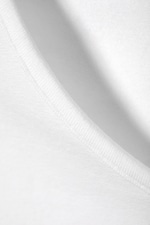 White - Fitted Cotton Tank Top - 1