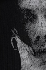 Noir délavé - Sweat à capuche oversize imprimé Yungblud - 7