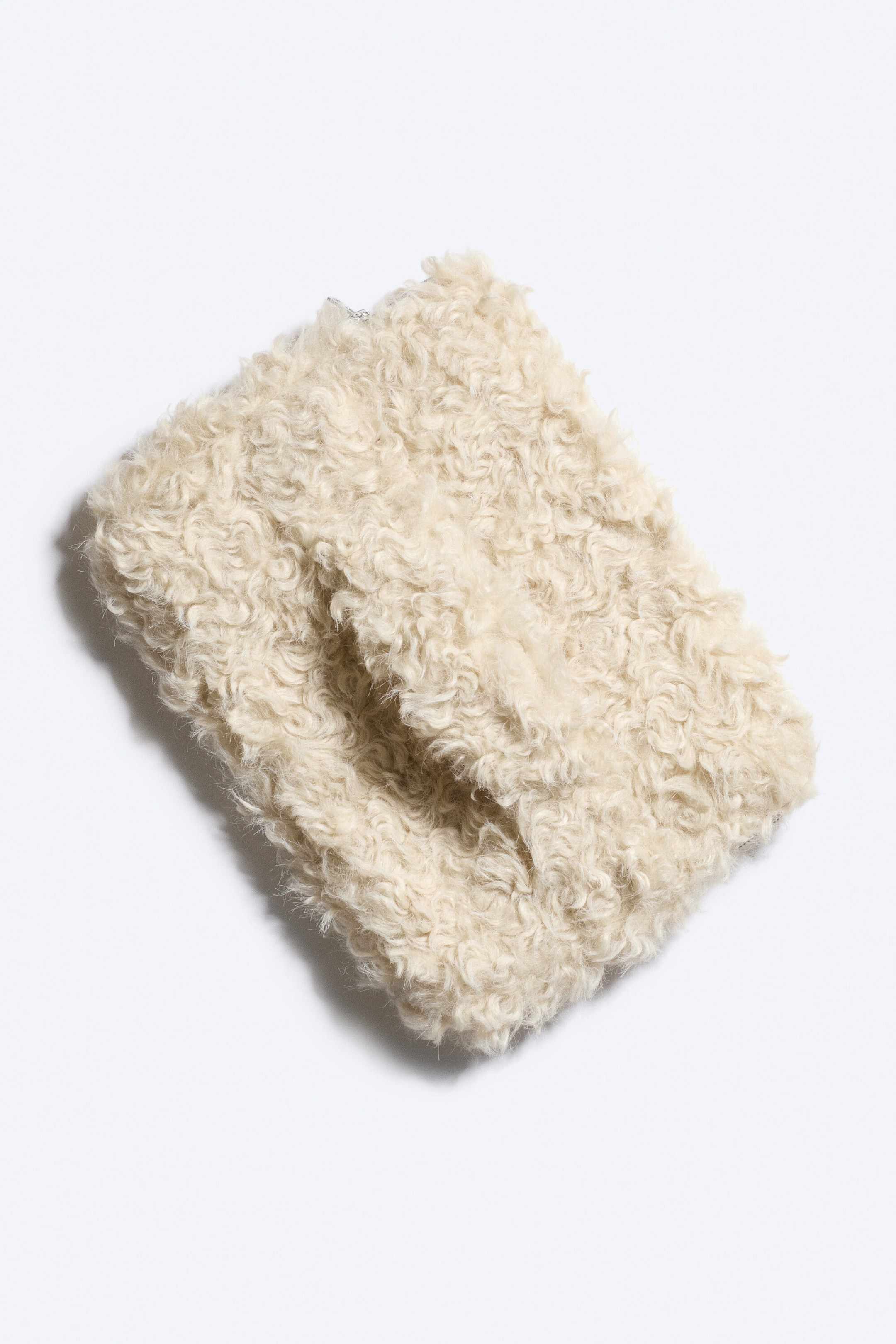 Dusty White - Plush Laptop Case - 2