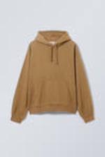 Medium Brown - Boxy Heavyweight Hoodie - 0