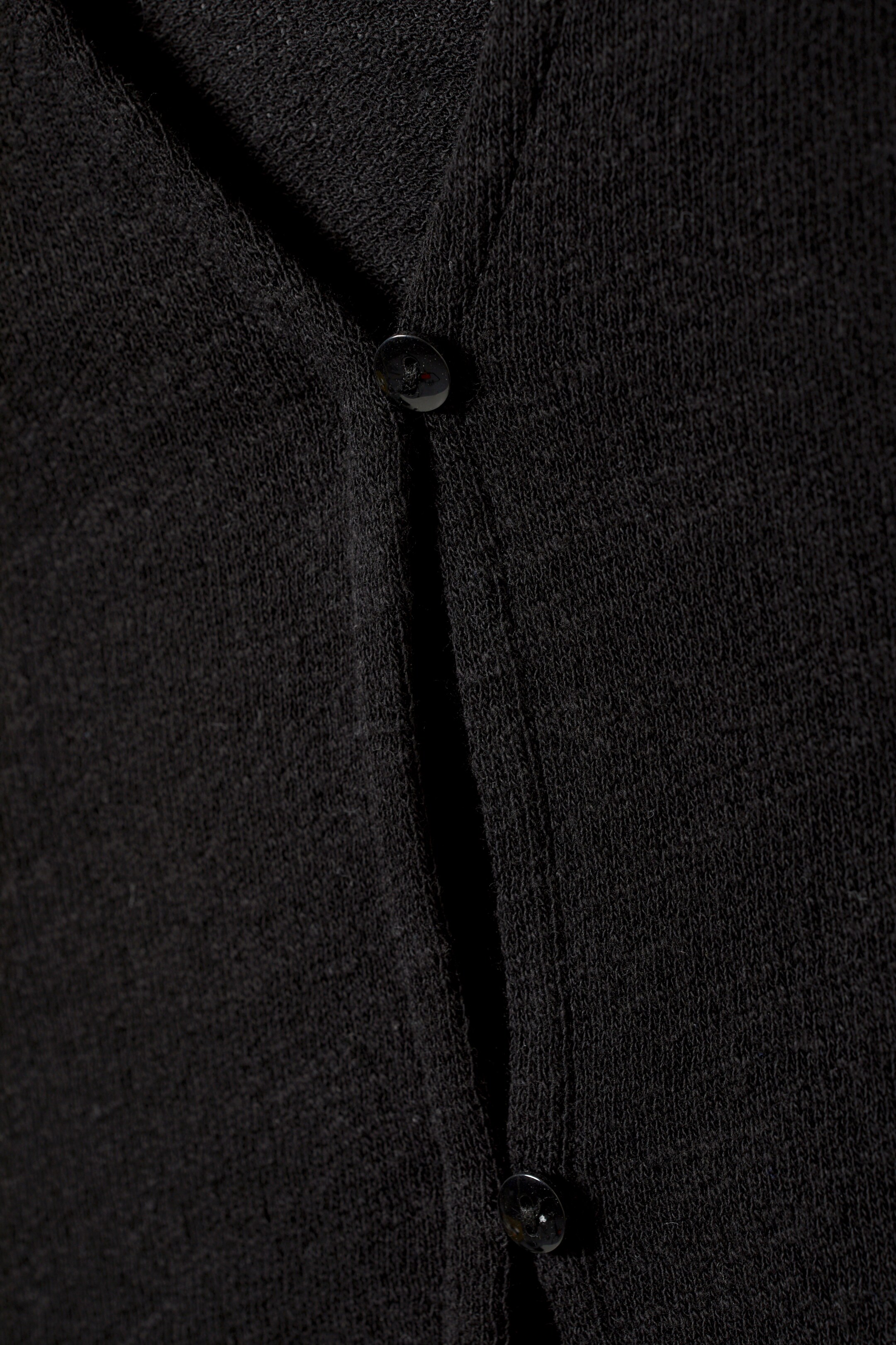 Ingrandisci l'immagine: Fitted Button Vest Top - Black - DONNA | H&M CH 2