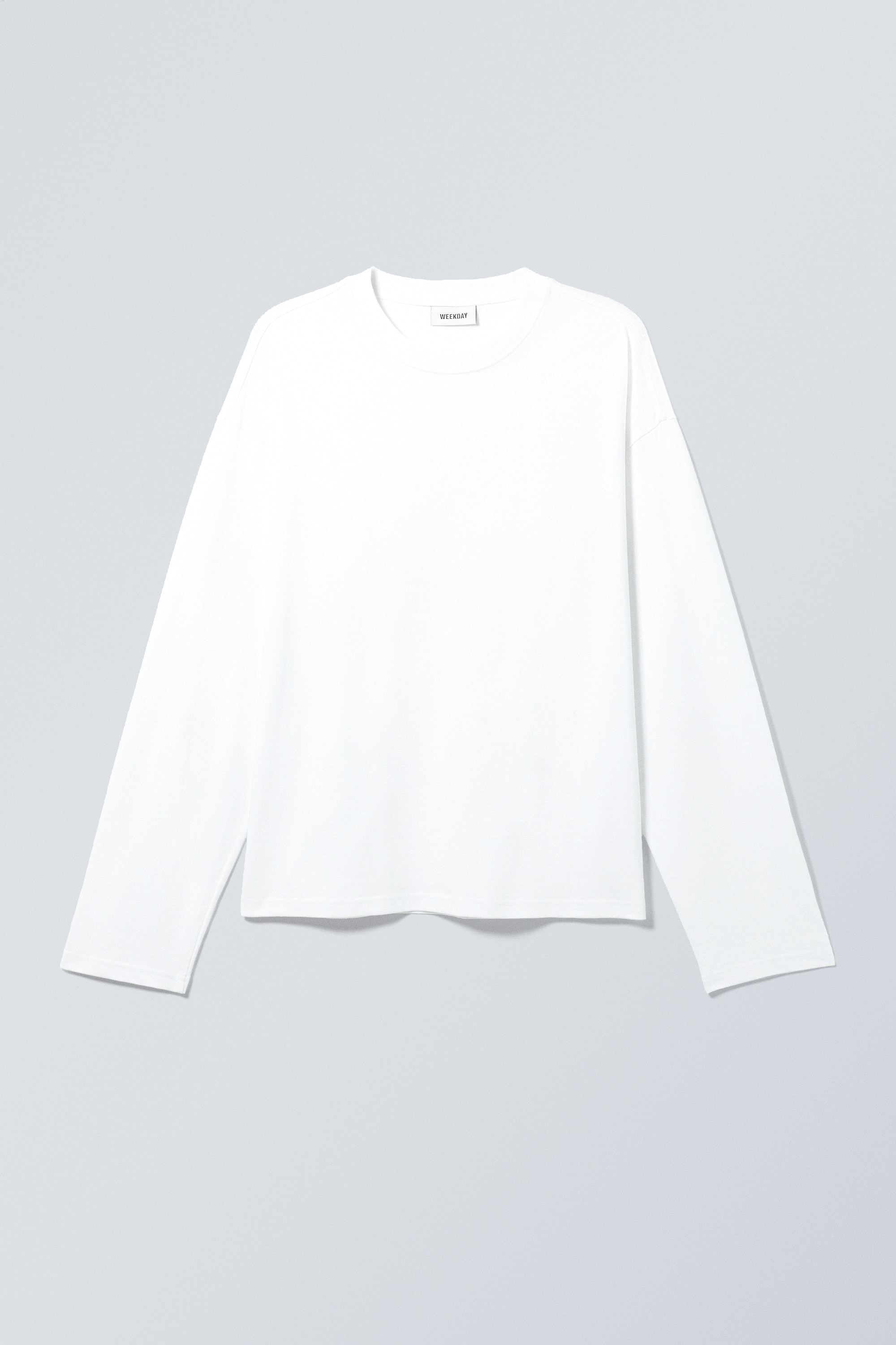 Great Boxy Long Sleeve T-shirt - White/Dark Grey/Washed Blue/Black/Dark Brown/Dark Green/Light Grey Melange