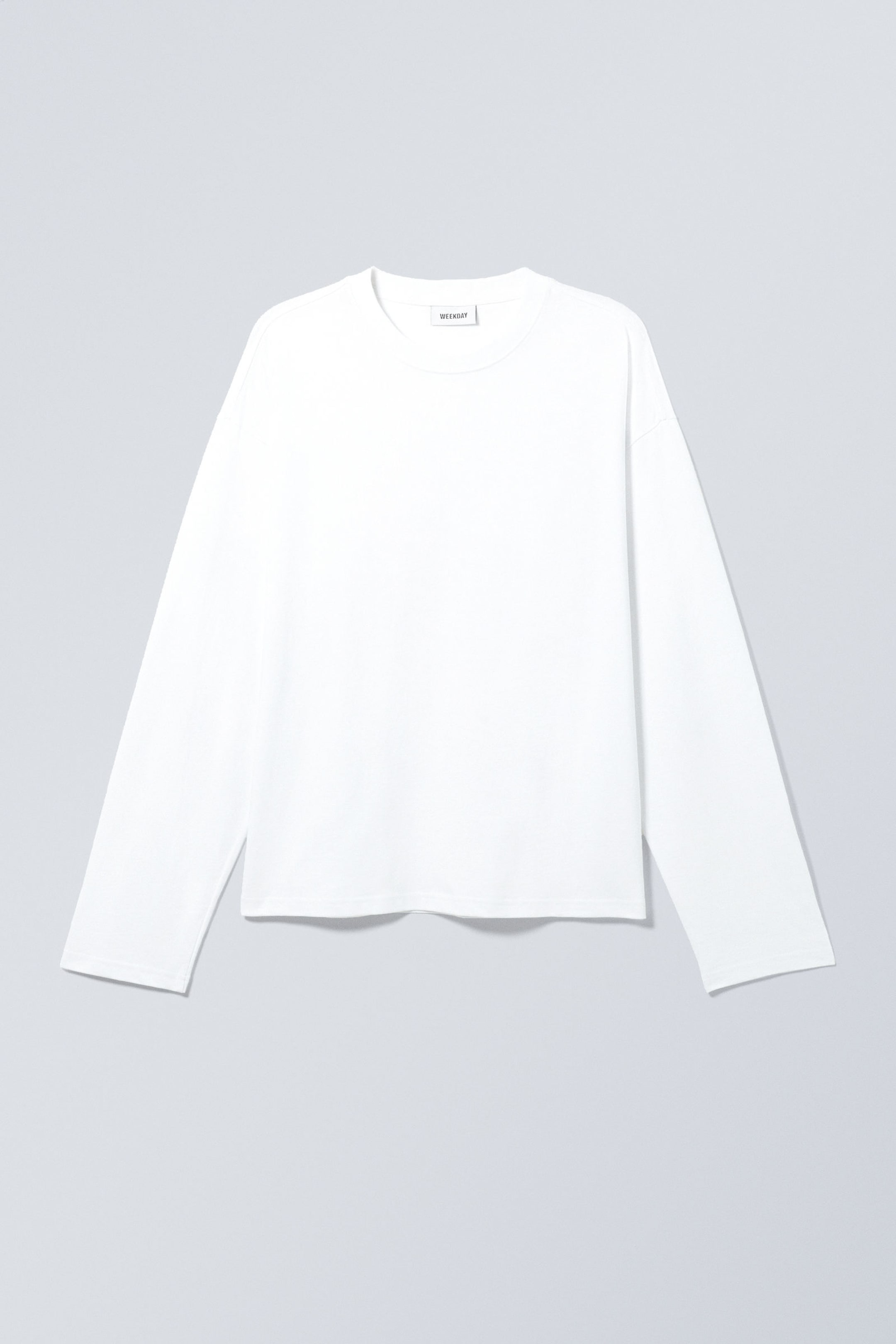 White - Great Boxy Long Sleeve T-shirt - 1