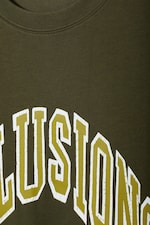 Illusions - Oversized-T-Shirt mit Grafikprint - 1