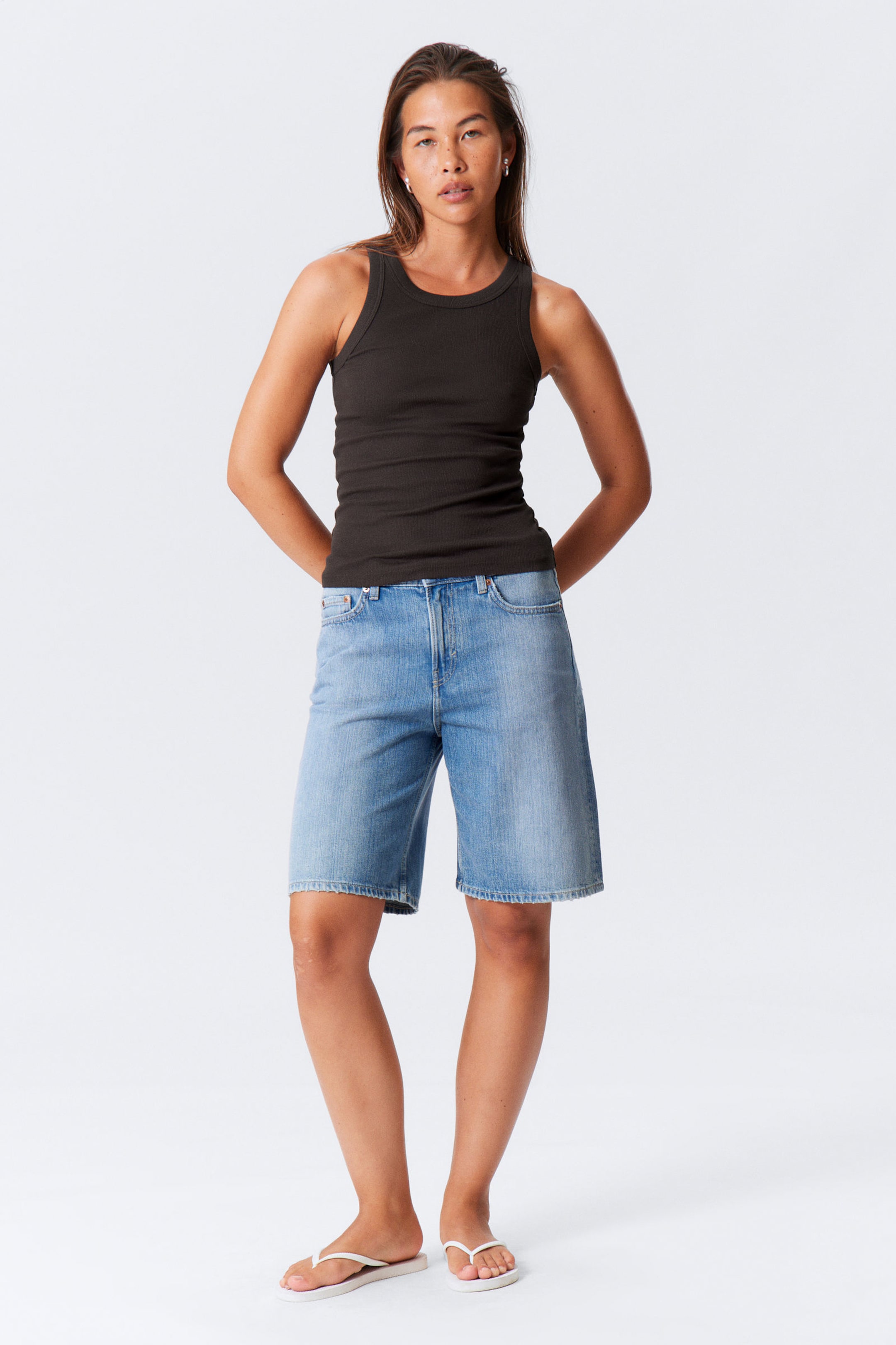 #353031 - Fitted Rib Tank Top - 2