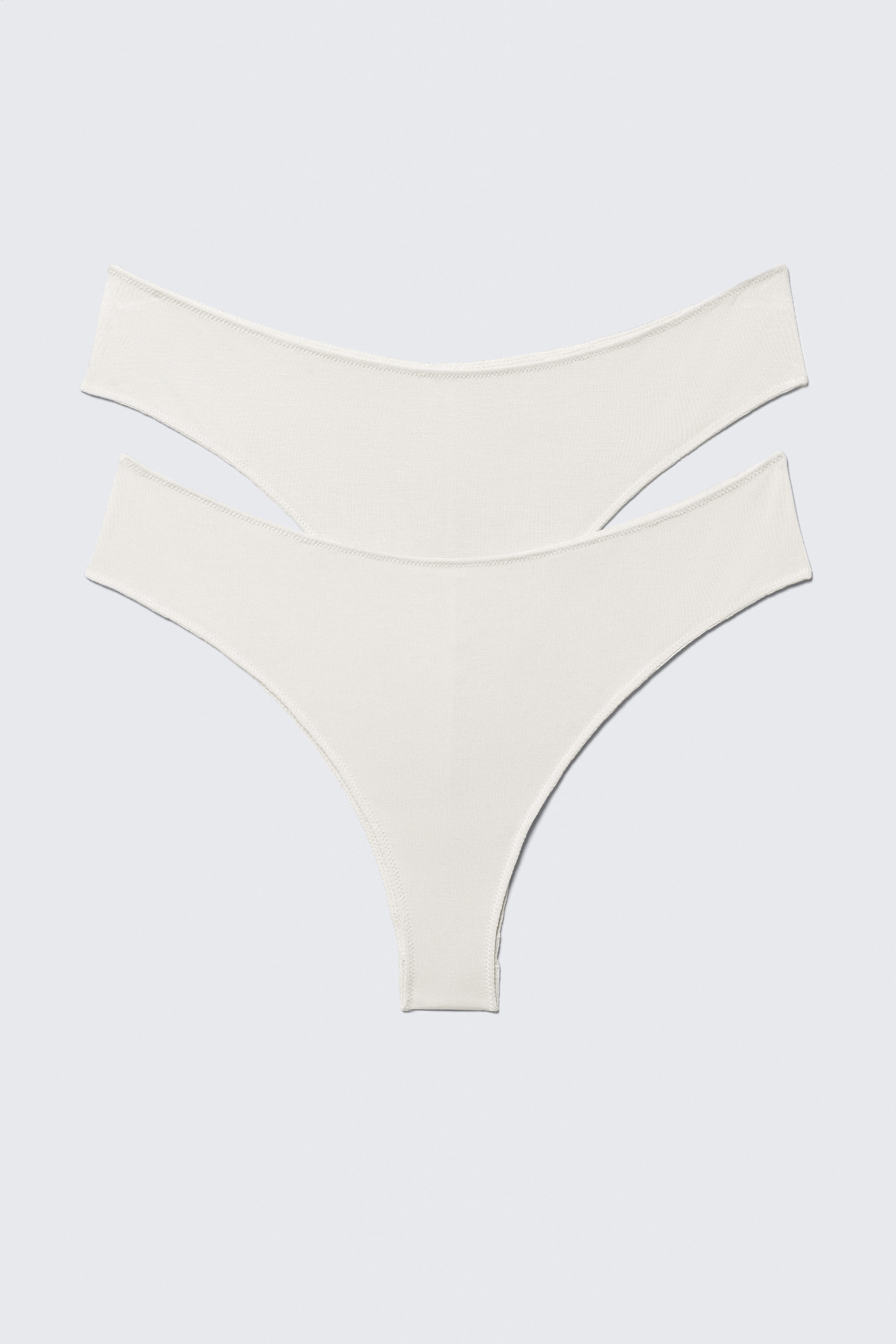 Ljus mullvad - 2-pack brazilian-trosor med mid waist