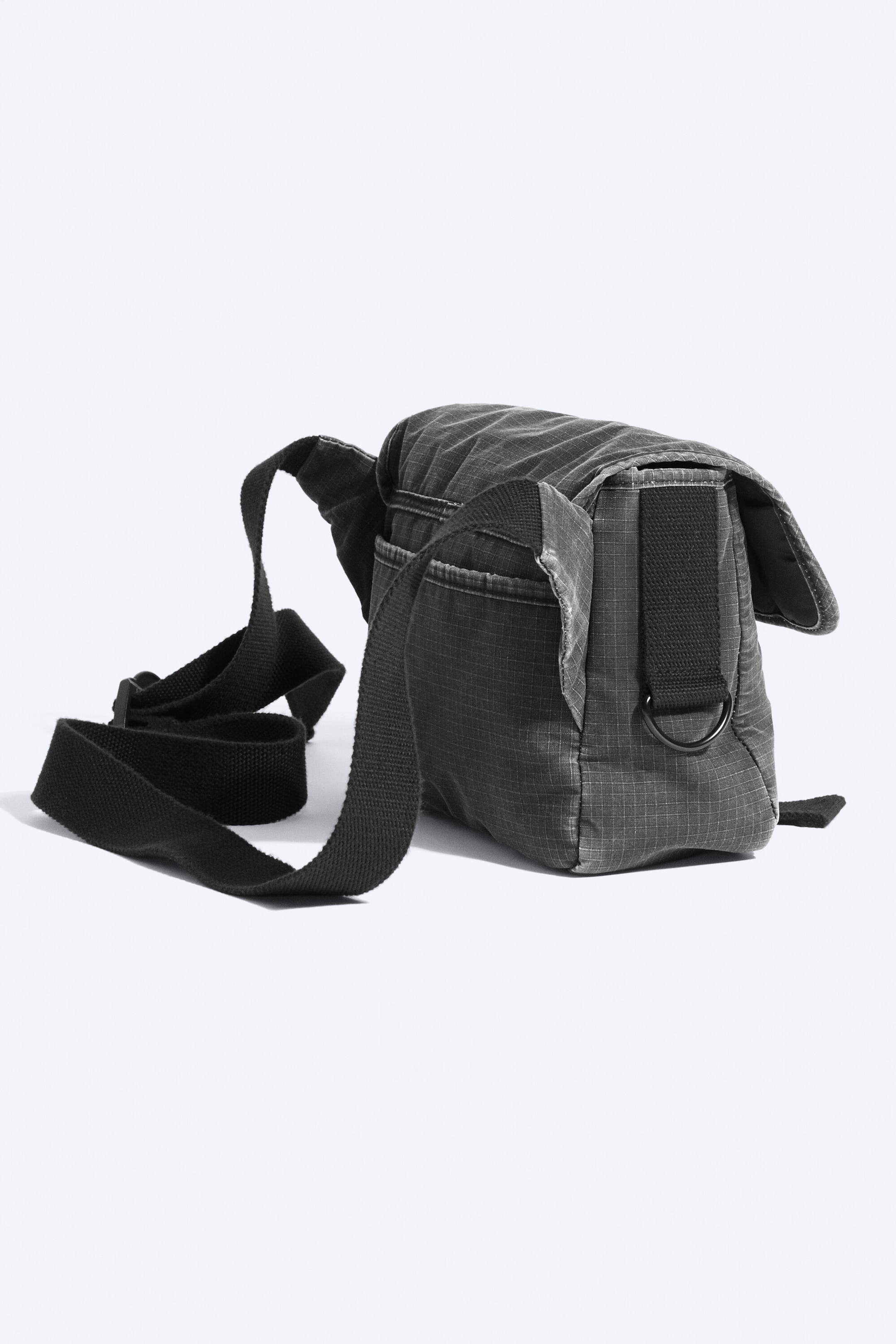 Off-Black - Crossbody Messenger Bag - 2