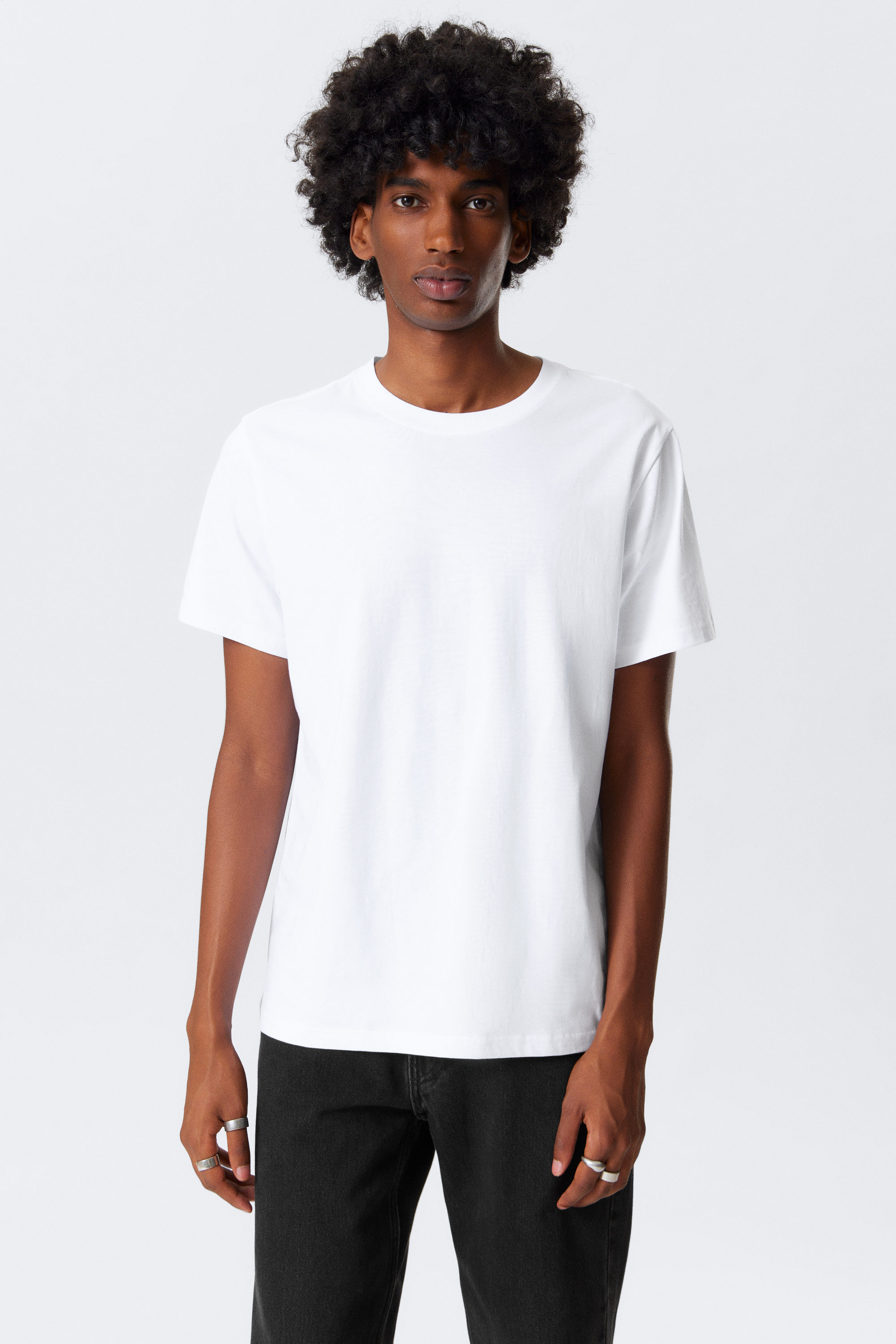 White - Standard Midweight T-shirt - 1