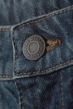 Baltic Blue - Dark Blue - Ample Low Rise Loose Wide Leg Jeans - 6