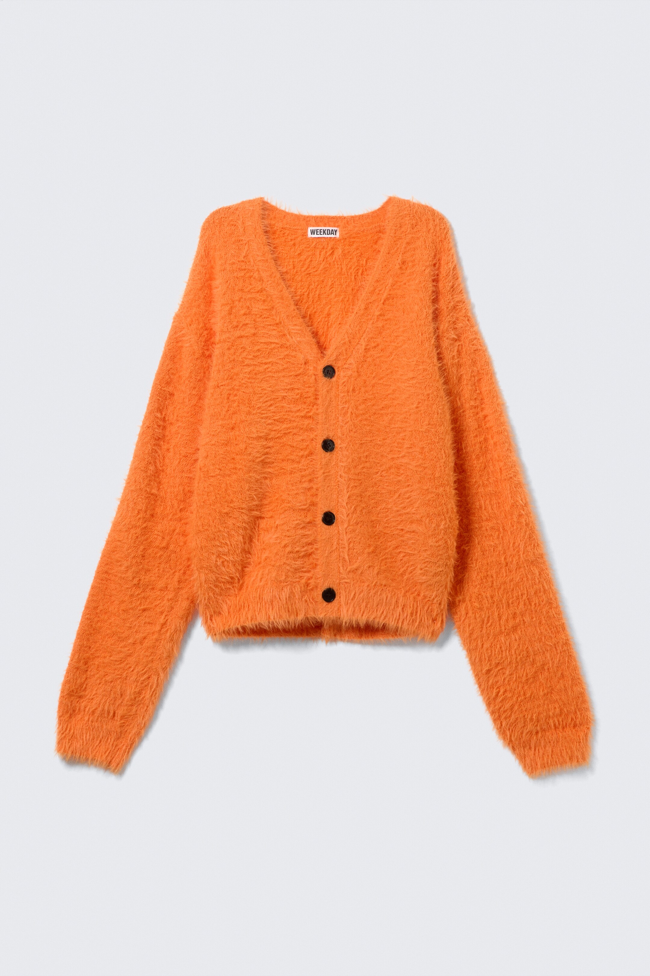 Grösseres Bild ansehen: Flauschiger Cardigan mit V-Ausschnitt - Orange - HERREN | H&M CH 5