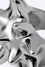 Grå Silver - Skulptural Spiked ring - 2