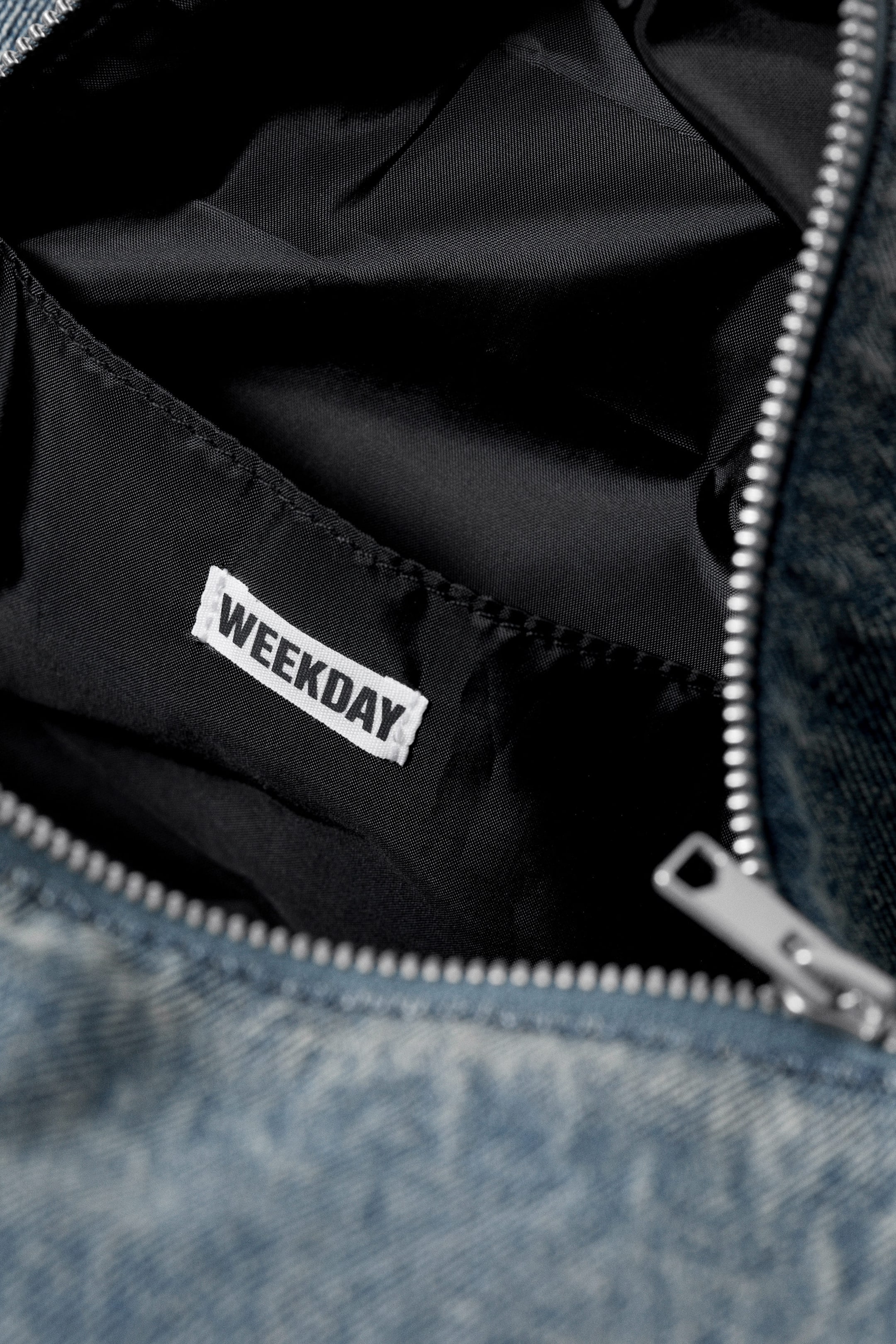 Bleu - Sac à bandoulière denim Samir - 3