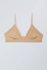 Beige - Soft Triangle Bralette Soul - 0