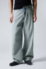 Brick Blue - Light Blue - Astro Loose Baggy Shape Jeans - 2