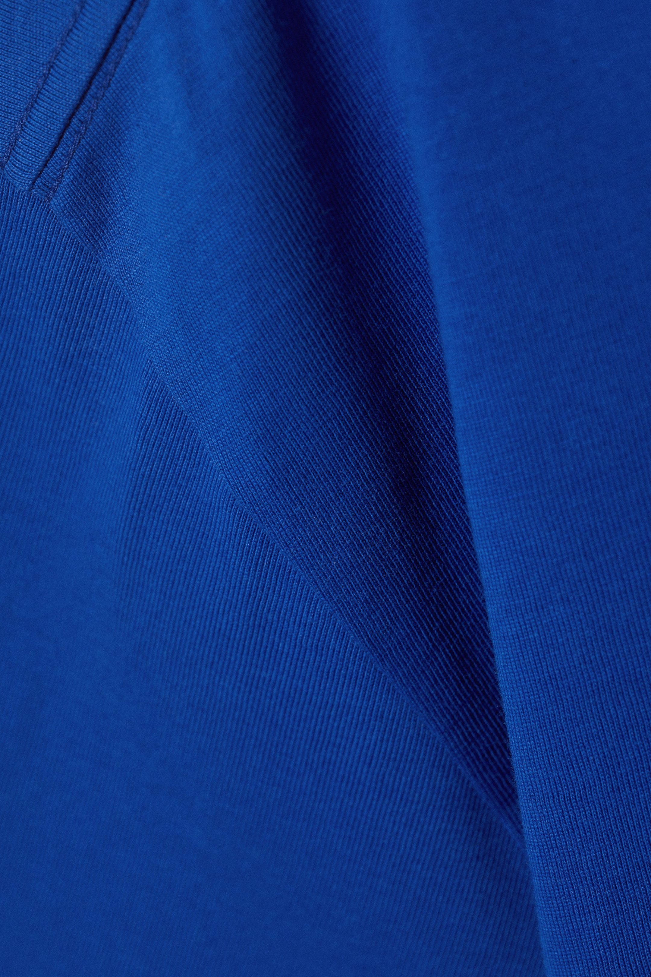 Kobaltblau - Schweres Oversized-T-Shirt - 1