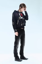 Extra Black Rinse - Sleeze Low Waist Skinny Jeans - 1