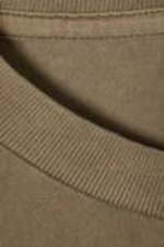 Washed Khaki Green - Great Boxy Heavyweight T-Shirt - 1