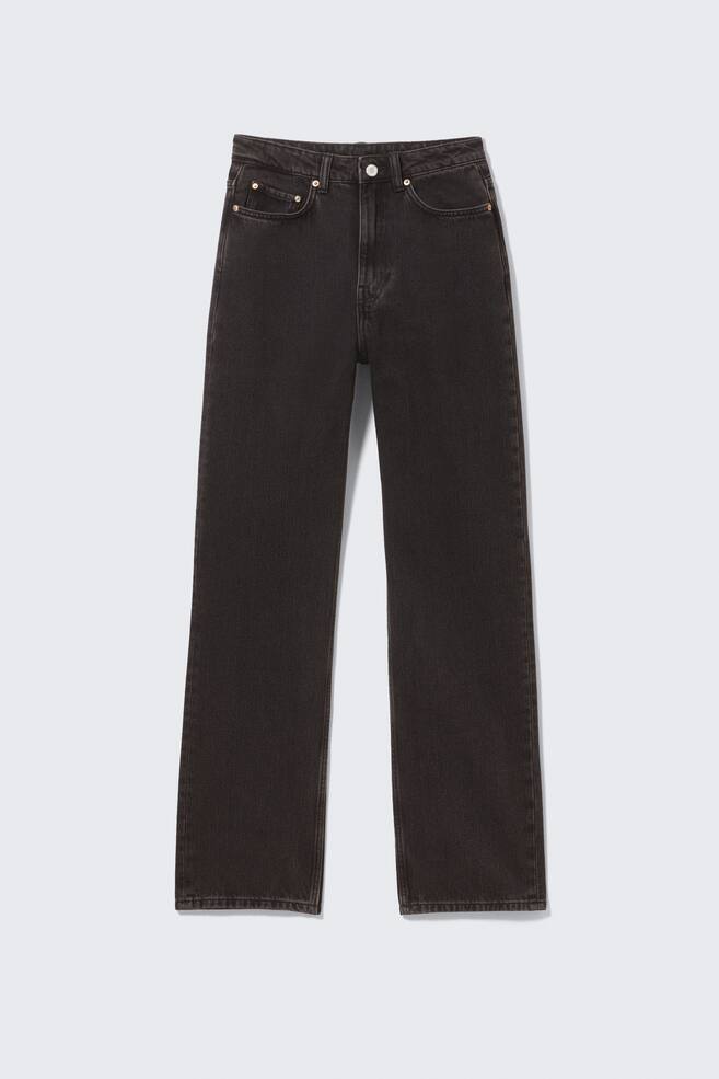 Jeans Rowe a vita extra alta straight leg regular - Echo Black - Nero/Angel Blue - Dark Blue - 1