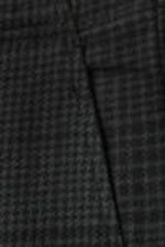 Schwarze Karos - Entspannte Anzughose mit Kordelzug - 1