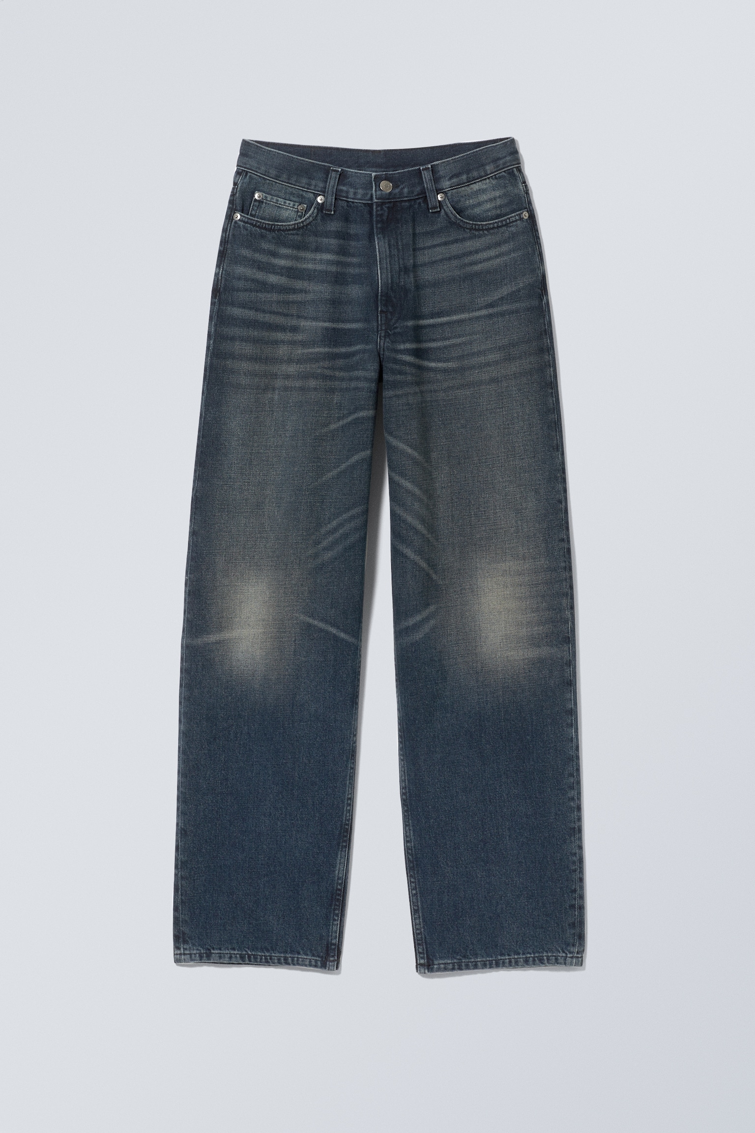 Jeans Rail loose wide leg a vita media - Deep Ocean Blue - Dark Blue/Misty Grey - Light Grey/Tide Blue - Light Blue/Lavaggio blu – Blu scuro/Jackpot Blue - Medium Blue/Current Blue - Dark Blue/Clay Grey - Grey/Ink Black – Nero/Seventeen Blue - Medium Blue - 2