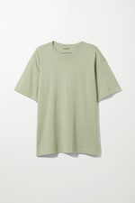 Khaki green - Schweres Oversized-T-Shirt - 0