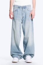 Kimberley Blue - Hellblau - Astro Mid Waist Loose Baggy Unisex Jeans - 4