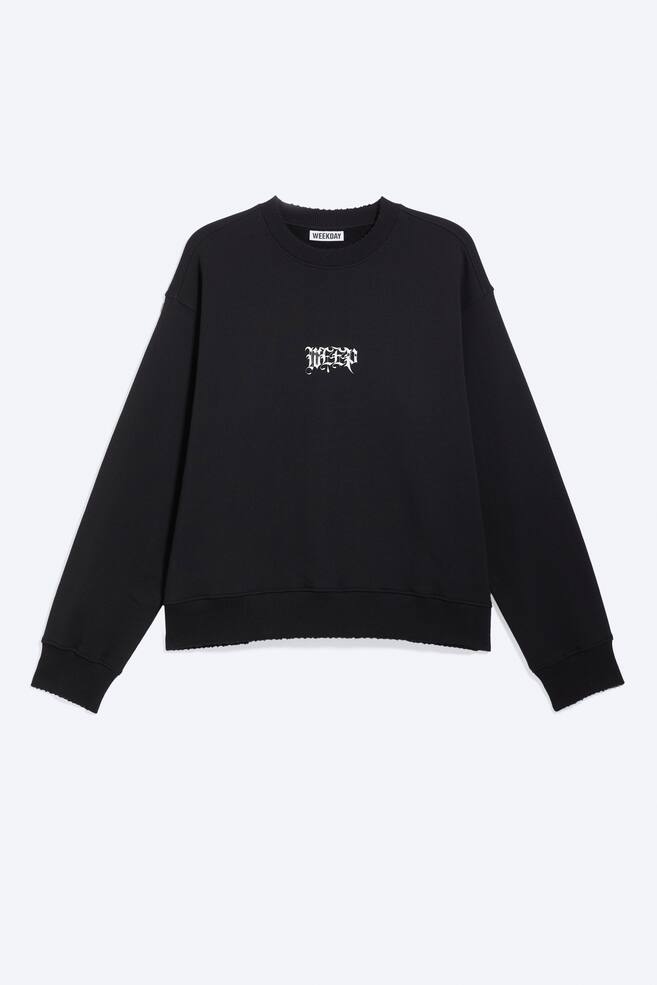 Yungblud - Bedrucktes Oversize-Sweatshirt - Off-black - 1