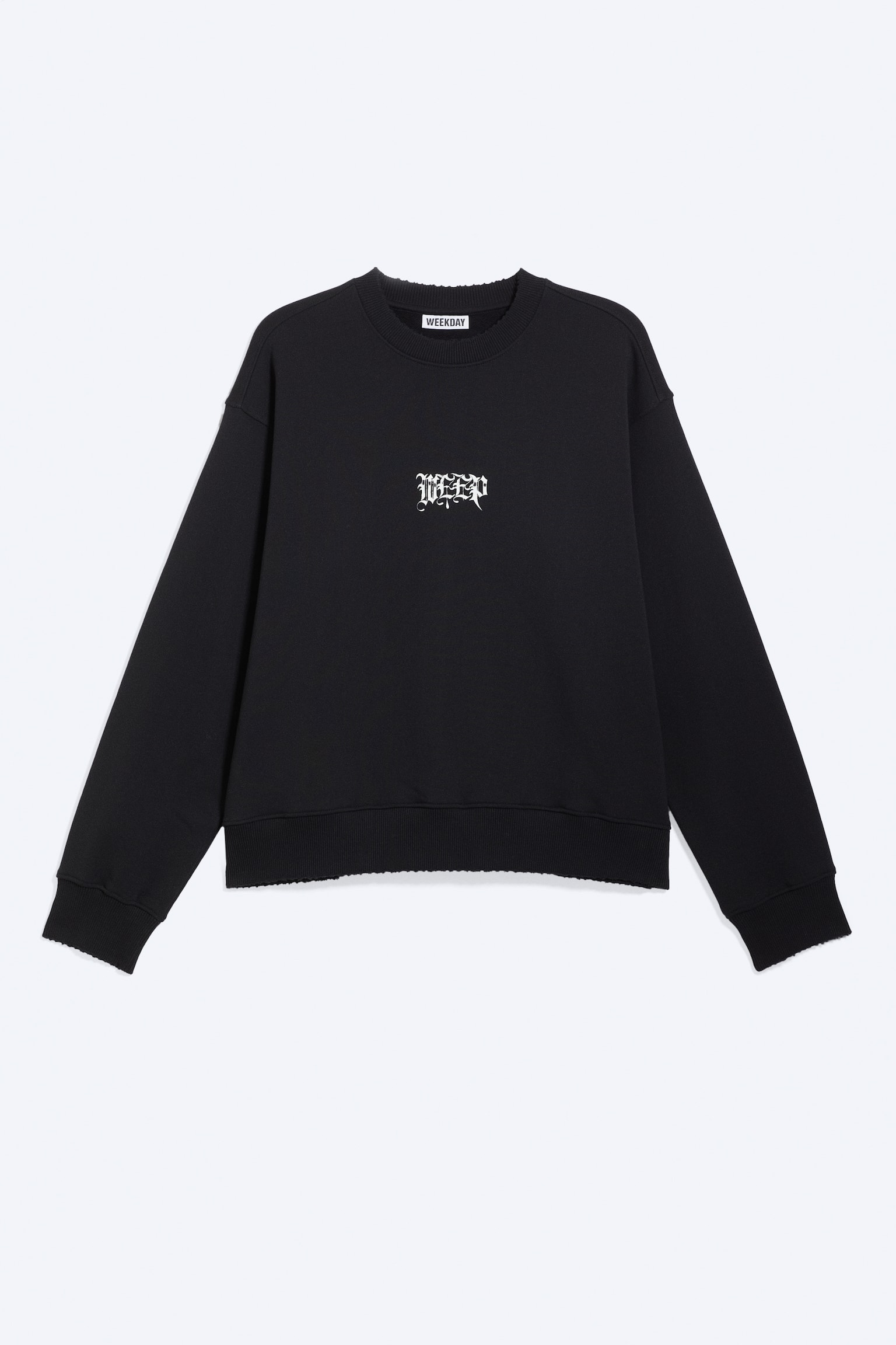 Yungblud Oversize Mikina S Potiskem - Téměř-černá - 1