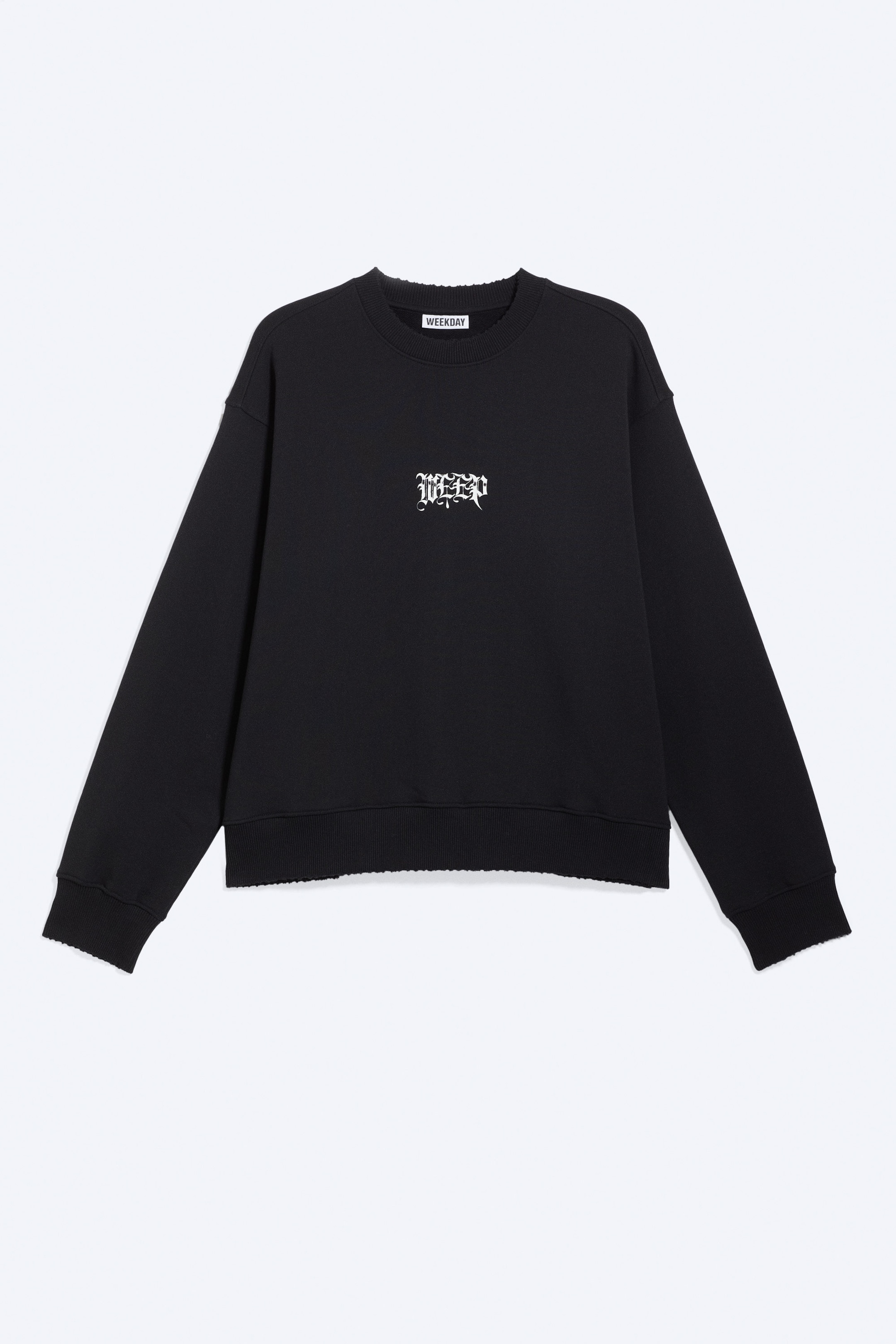 Off-black - Yungblud Printed Oversized Sweatshirt - 5