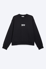 Off-black - Yungblud Printed Oversized Sweatshirt - 5
