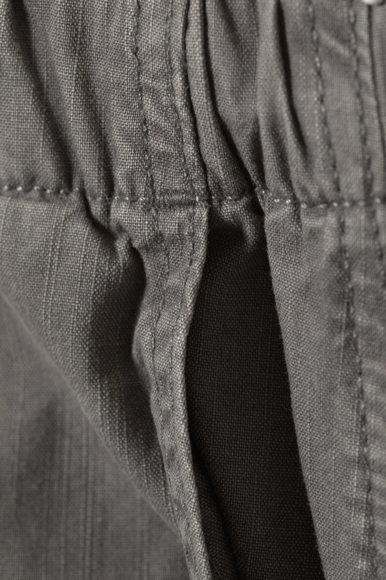 Pantalon ample taille basse à enfiler - Gris - 3