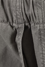 Grau - Weite Pull-on-Hose mit niedrigem Bund - 6