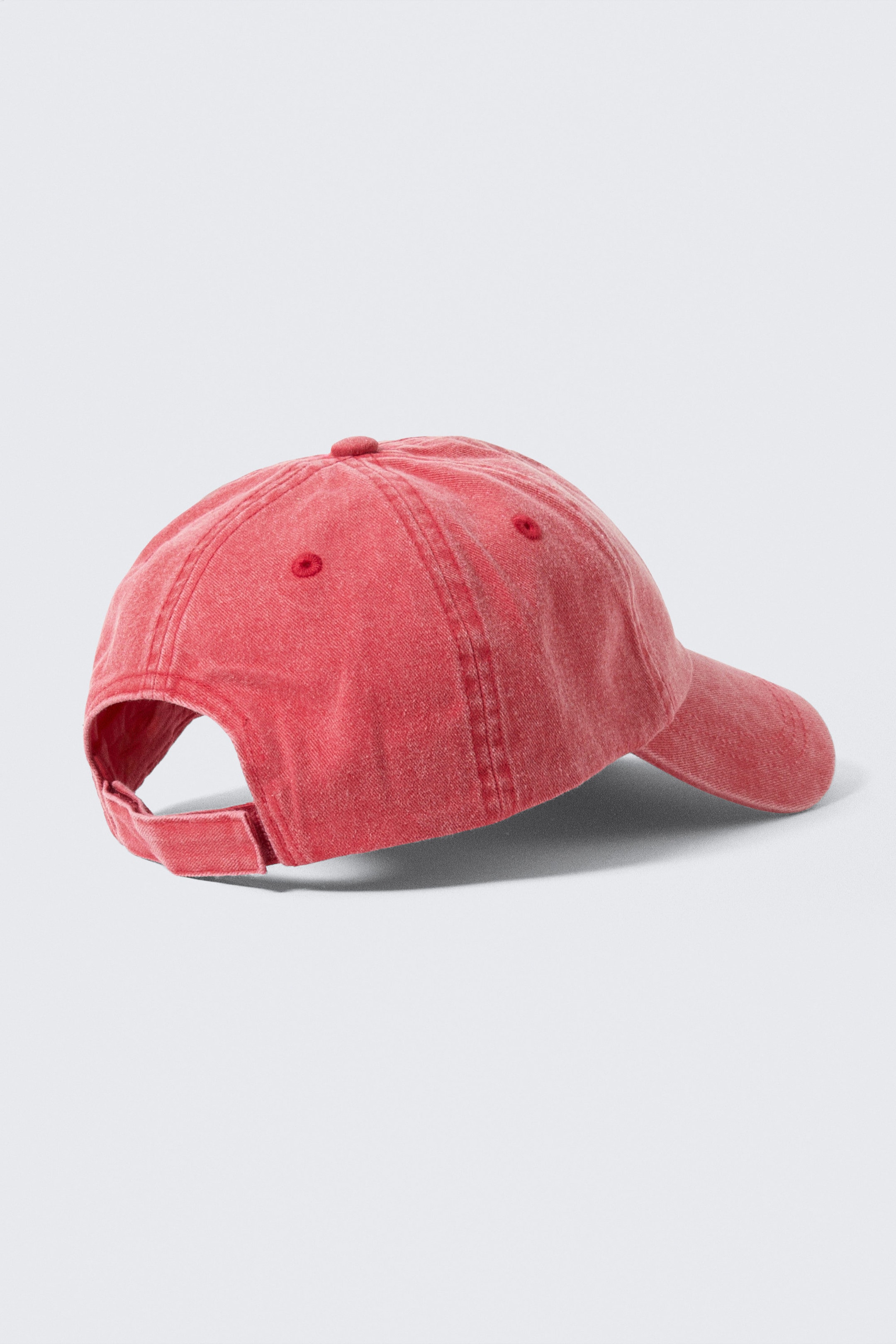 Sun Bleached Red - Embroidered Baseball Cap - 2