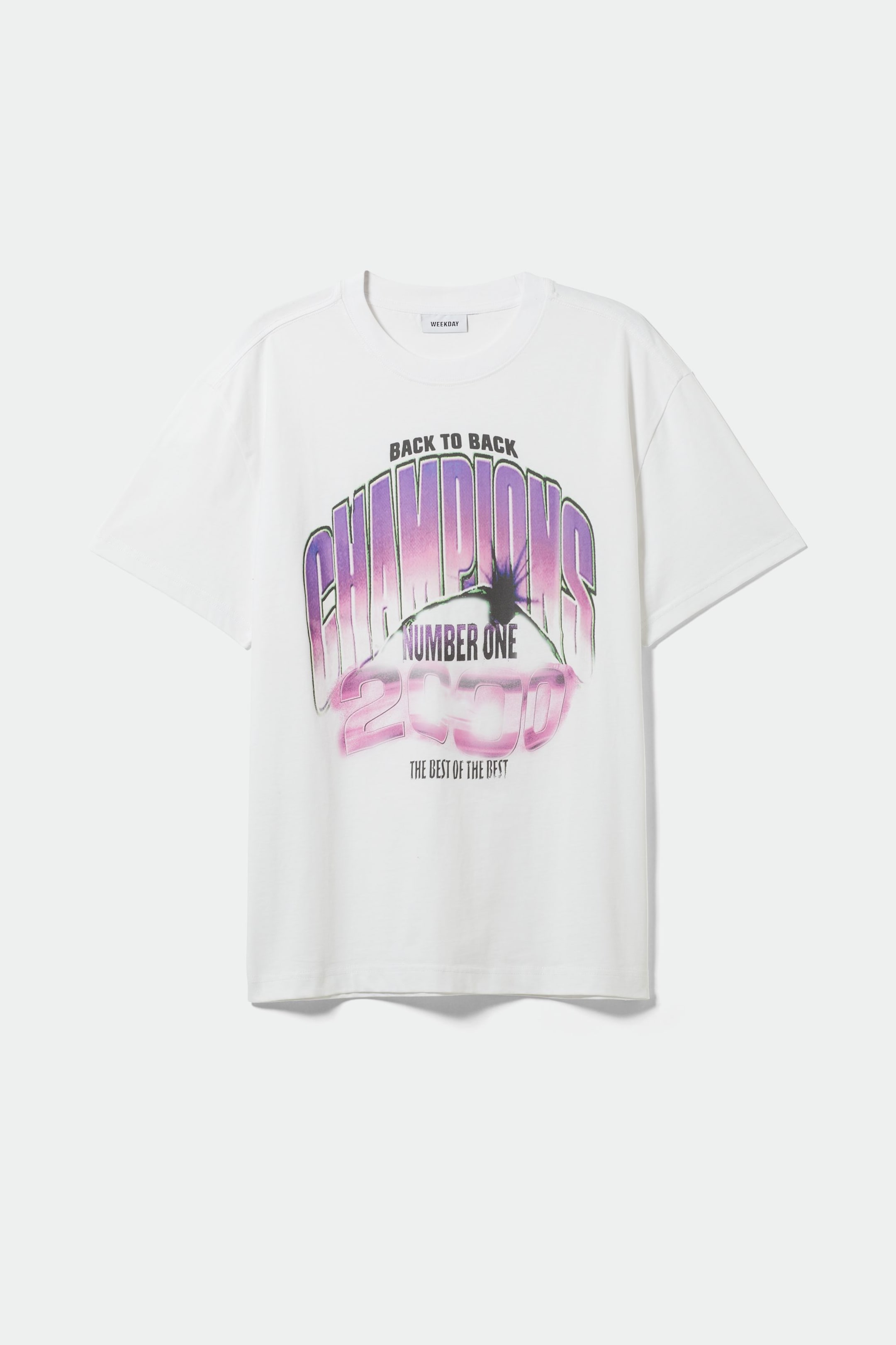 Champrions - Oversized Graphic Printed T-shirt - 0