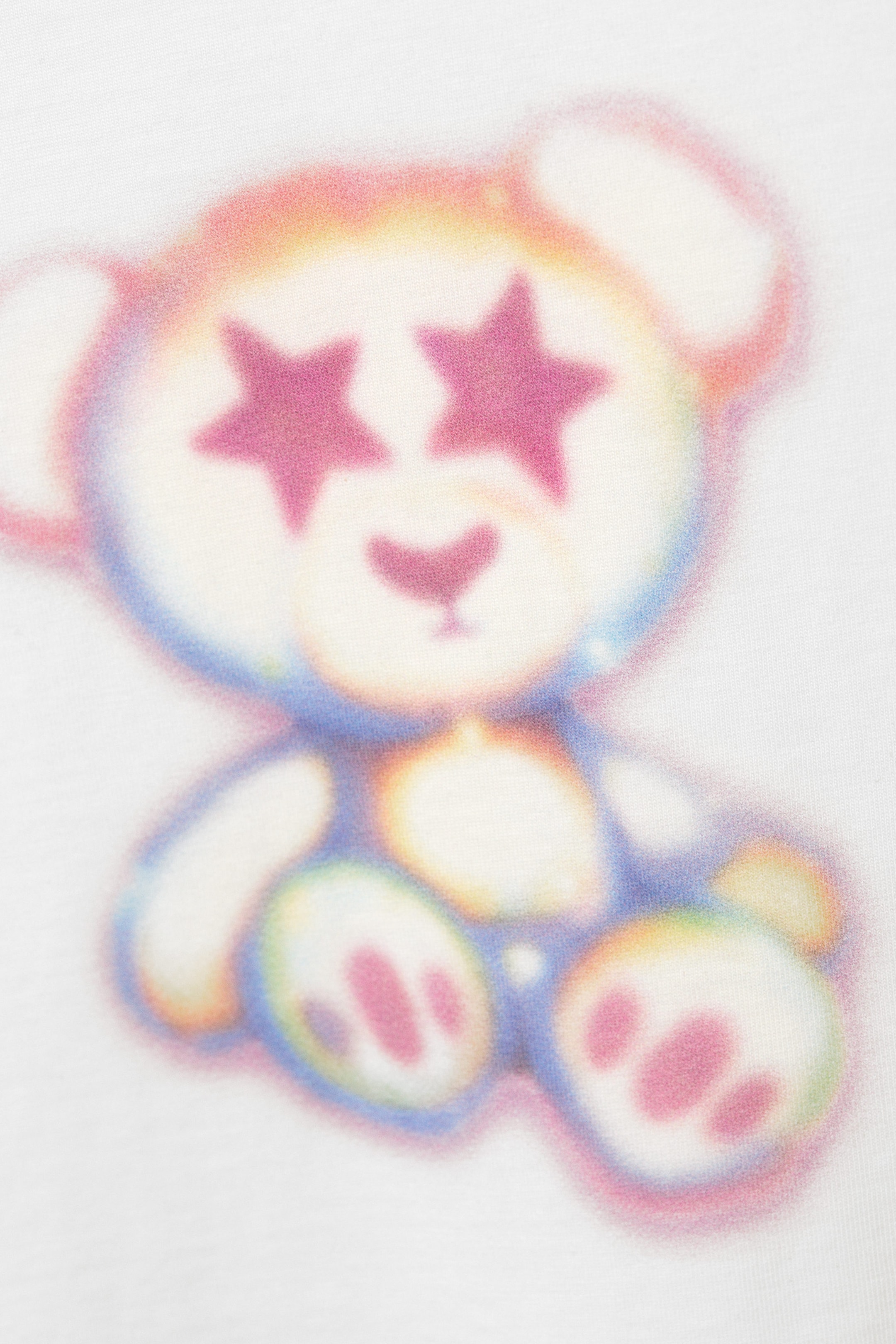 Schwarz & Weiß - Spray-Bär - Graphic T-Shirt - 5