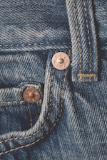 Trove Blue – Middelblauw - Rail Mid Rise Loose Wide Jeans - 1