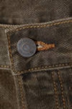 Topaz - Dark Brown - Sphere Low Rise Loose Straight Leg Jeans - 1