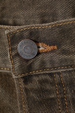 Topaz - Dark Brown - Sphere Low Rise Loose Straight Jeans - 1
