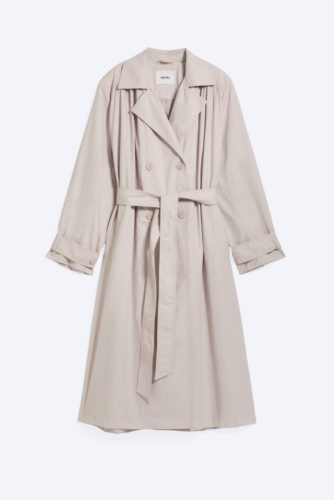 Trench oversize - Talpa Polvere Chiara/Marrone - 1