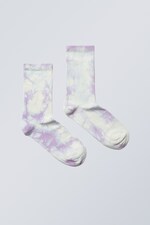 Lilac dye - Sport Tie-Dye Socks - 0
