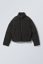 Schwarz - Ripstop-Pufferjacke Ben - 0