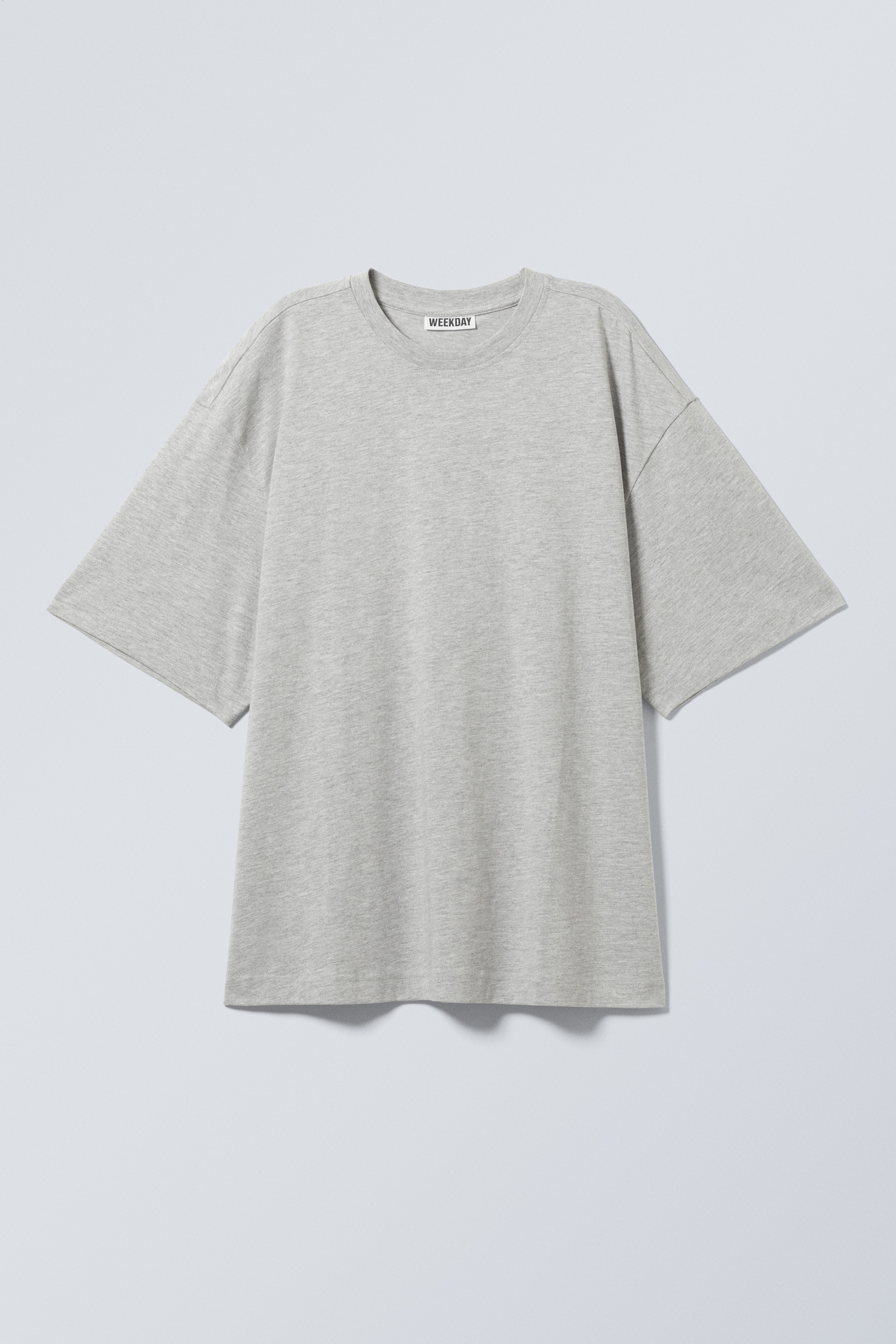 Größeres Bild anzeigen: Oversized-T-Shirt - Grau meliert - Ladies | H&M AT 4