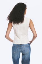 Light Mole - Sleeveless High‑Neck Zip Top - 3