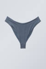Blue Shimmer - Scoop Bikini Bottoms - 0