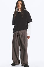 Washed Black - Oversized Boxy T-Shirt - 1