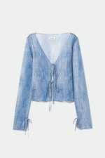 Blue wood - Asta Tie Long Sleeve - 0