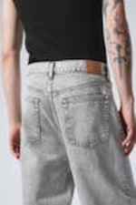 Monolith Grey - Light Grey - Galaxy Loose Straight Leg Jeans - 9